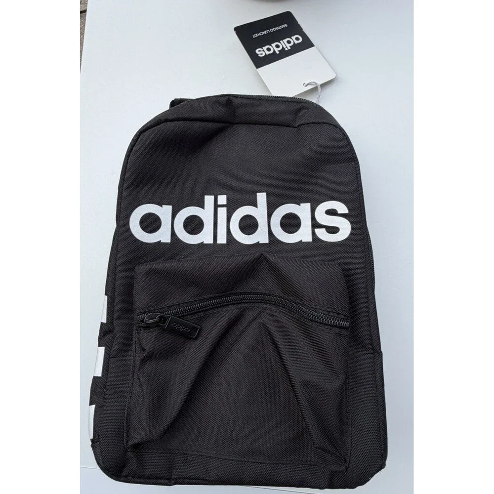 Adidas Santiago Lunch Bag  Black /White Insulated, NEW With Tag